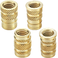 HEAT ULTRASONIC STRAIGHT THREADED INSERTS